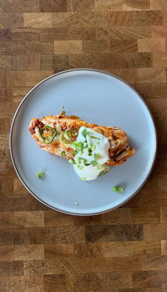 Butter Chicken Enchiladas