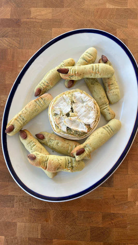 Halloween Recipe! Spooky Witches' Fingers with a Camembert Dip